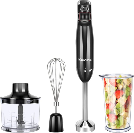 iCucina 4-in-1 Hand Blender - 400W Power!
