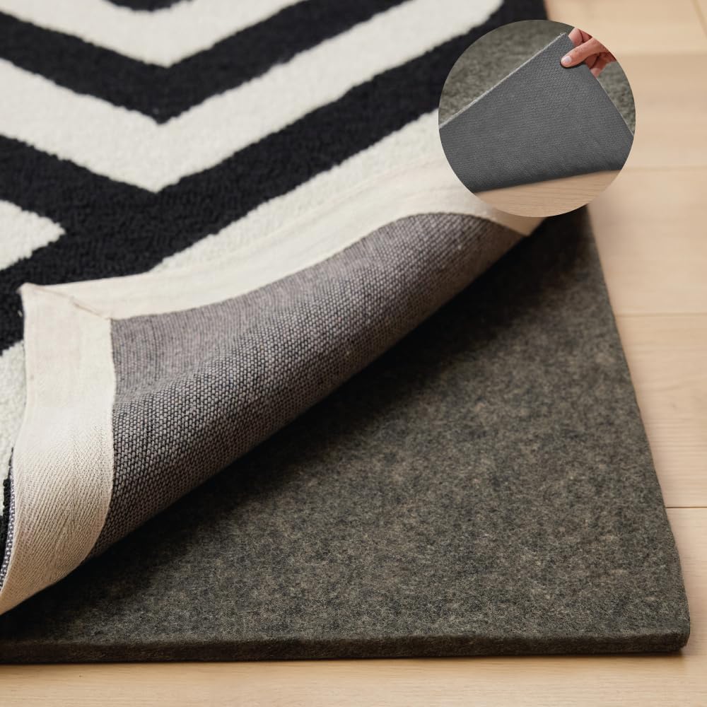 GORILLA GRIP Slip Resistant Rug Pad for Hardwood Floors Protection
