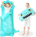 Kid Sleeping Bag with Pillow - Larger Nap Mat for Ages 3-12