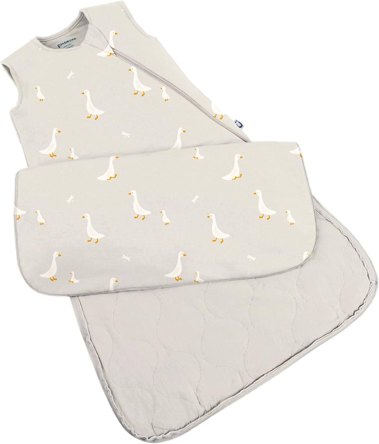 GUNAMUNA Unisex Baby Toddler Wearable Blanket for Cozy Sleep