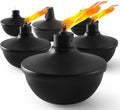 6 Pack Metal Table Top Torches 23.5 oz Citronella Torches - Long Burn