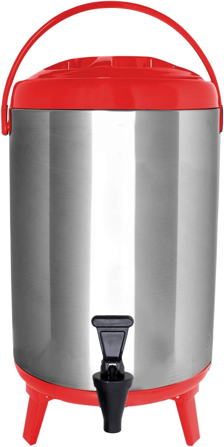 Stainless Steel Insulated Beverage Dispenser for Hot & Cold Drinks