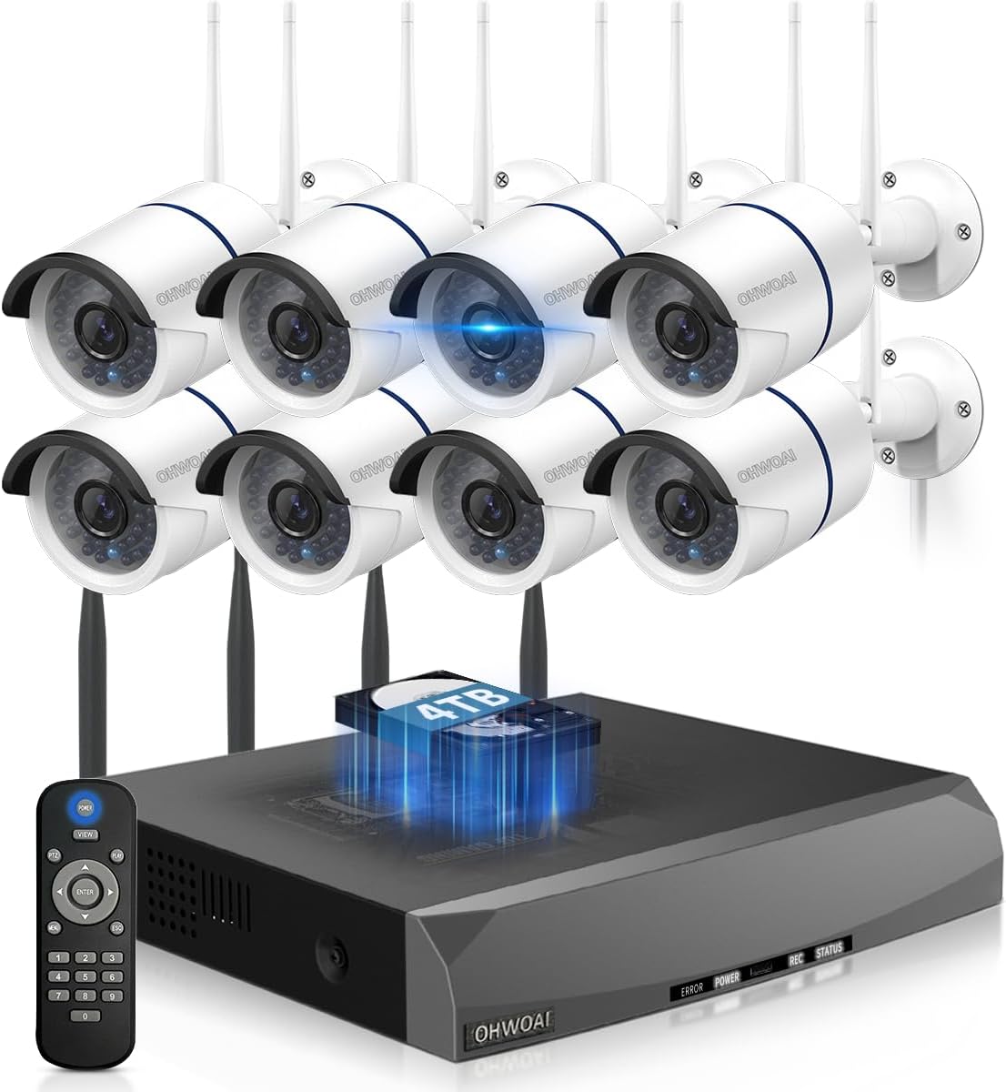 OHWOAI Dual Antenna Outdoor Security Camera: Enhanced Surveillance