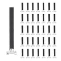 50-Pack Baluster Connectors for 1/2ft Square Balusters - Value Install