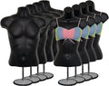 DisplayTown Male and Female Mannequin Torso for Fashion Showcase