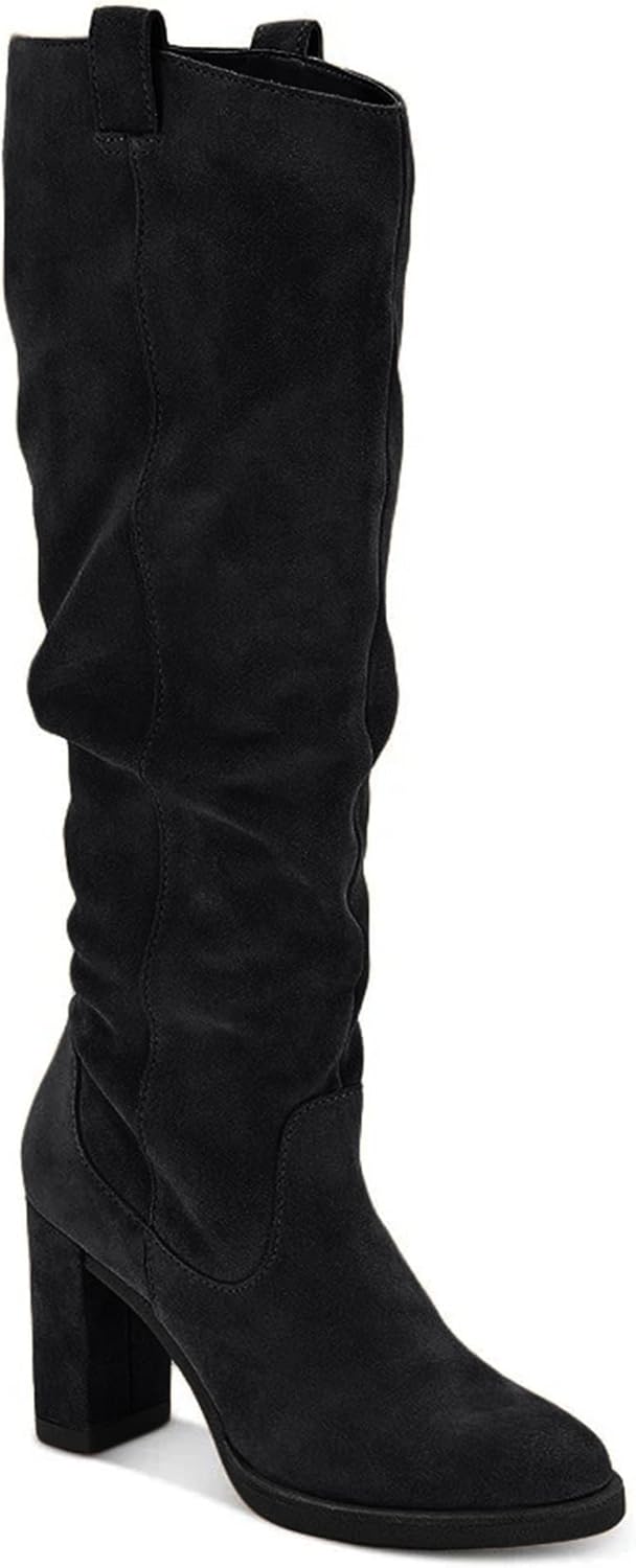 Stylish Knee High Boots for Women with Chunky Block Heel