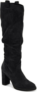 Juliet Holy Women's Knee High Boots Chunky Heel - Wide Calf Fit