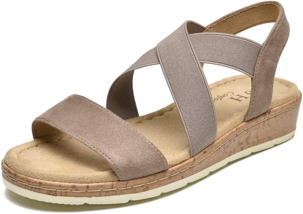 VJH confort Women's Flat Sandals for Stylish Summer Comfort
