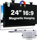 Magnetic Hanging 24 in Computer Privacy Screen 16:9 - Anti Glare