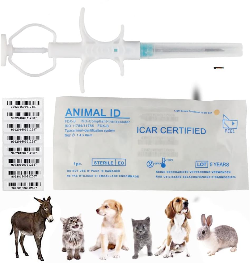 VENREA Universal Pet Microchip for Dogs, Cats, and More
