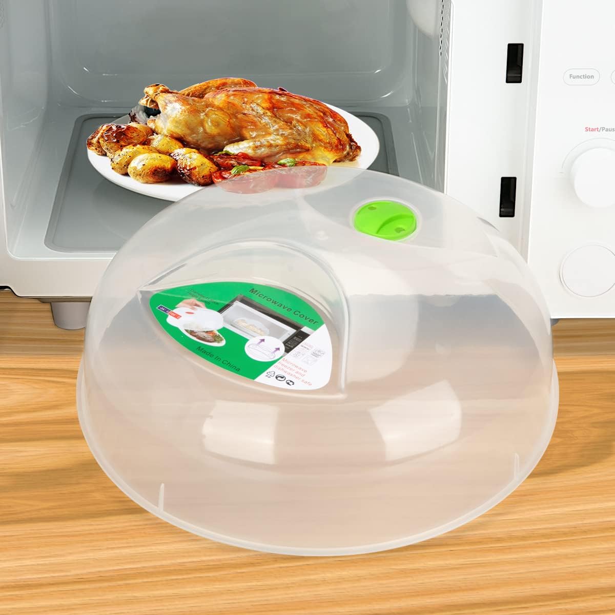 11.5 Microwave Splatter Cover - Keeps Oven Clean!