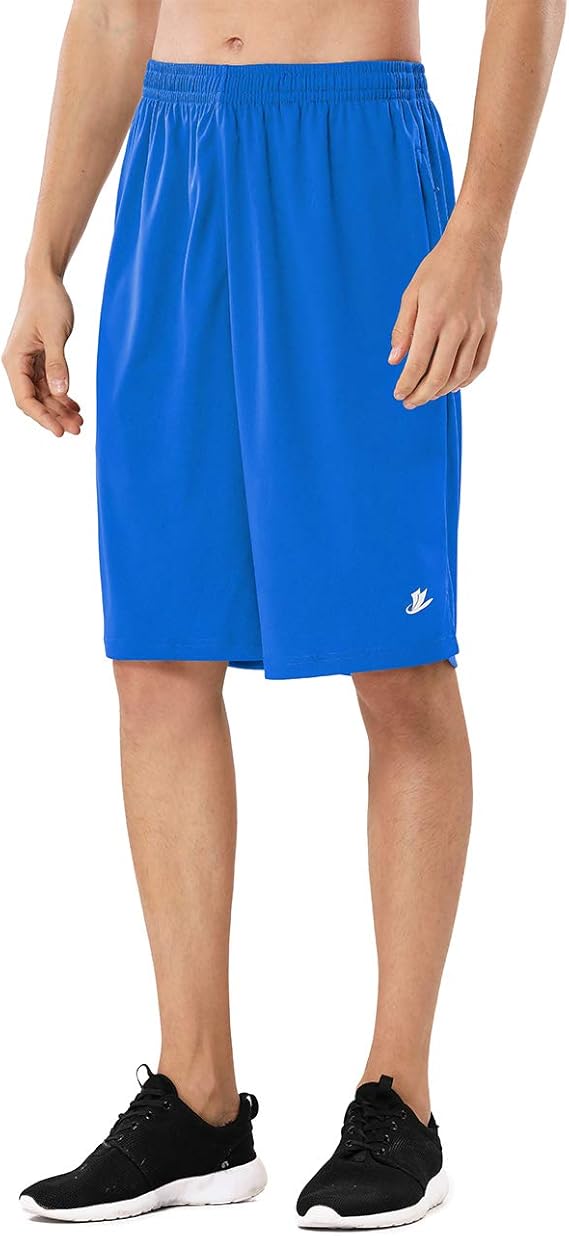 DEVOROPA Men's Athletic Basketball Shorts for Performance Sports