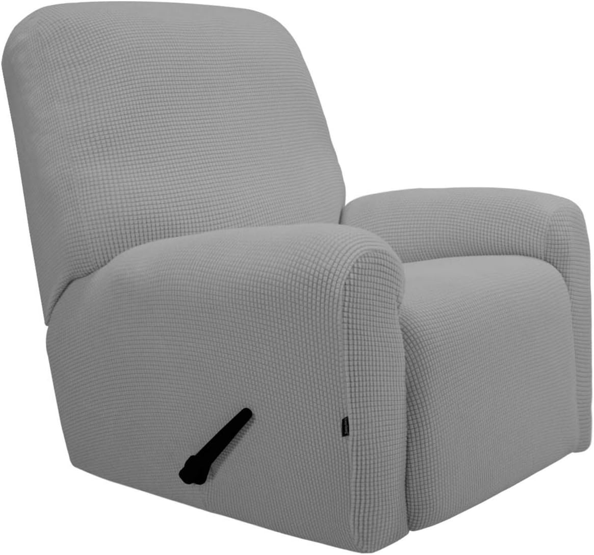 PureFit Stretch Recliner Sofa Slipcover for Kids, Light Gray