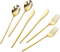 Gold Plastic Silverware Set 300PCS - Heavy Duty Disposable Cutlery