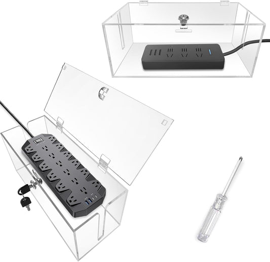 Secure Cable Management Box for Home & Office by PILISPARK