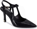 Coutgo Womens High Heels Pointed Toe Ankle Strap Pumps - Classic 3