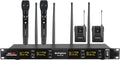 4-Channel UHF Wireless Microphone System - Stable Sound for Church