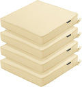 Outdoor Chair Cushions Waterproof 18.5x16 Inch Set of 4