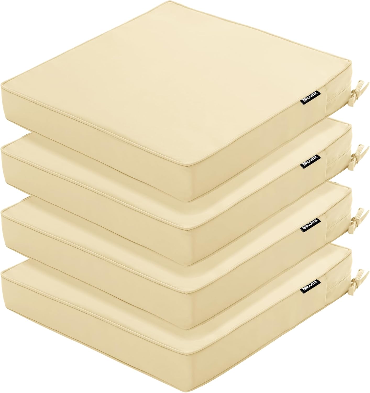Outdoor Chair Cushions Waterproof 18.5x16 Inch Set of 4