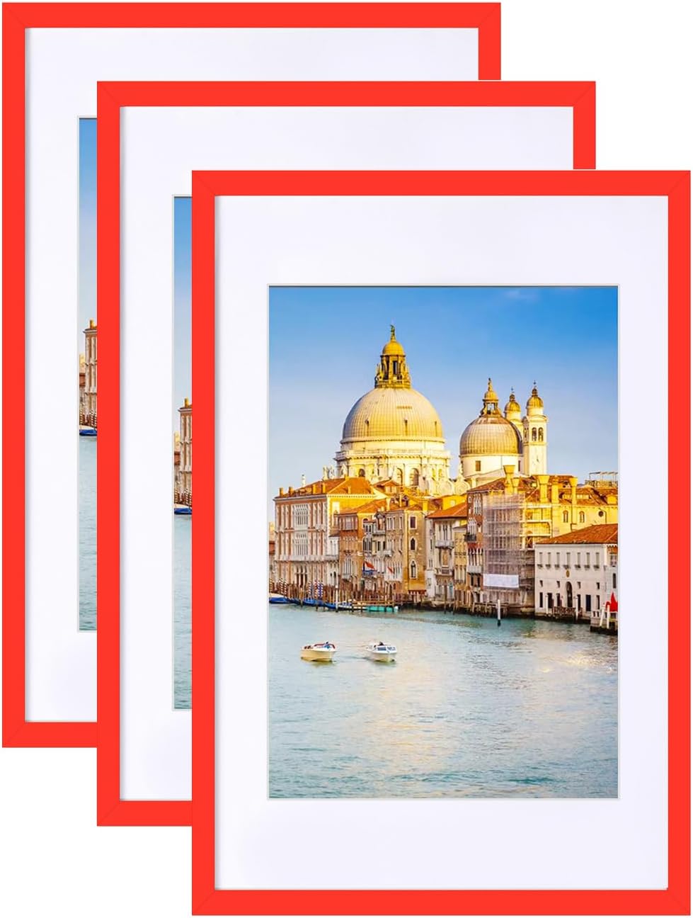 16x24 Solid Wood Poster Frame Set of 3 for Photos and Art