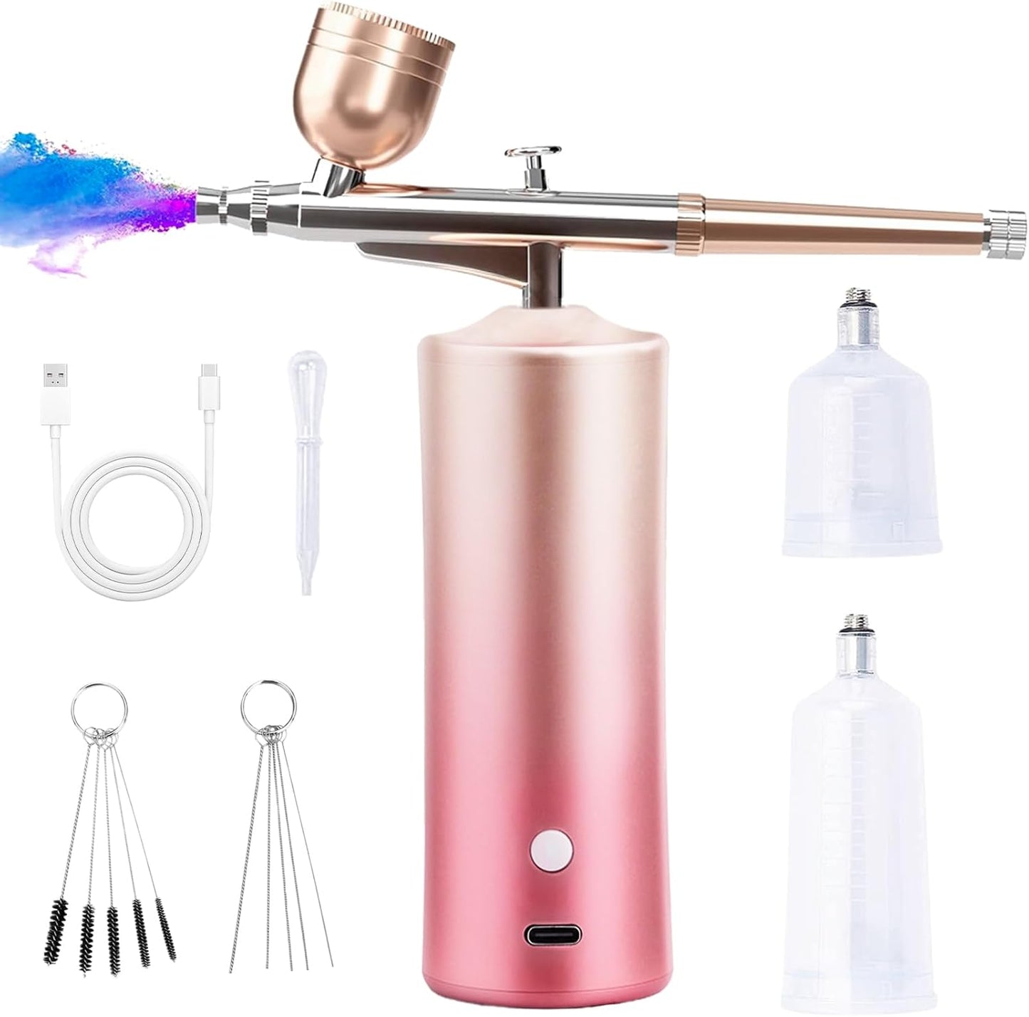 Pro Airbrush Kit for Flawless Nails & Art - Fade Design, 35PSI Compressor - Kiddo Sky