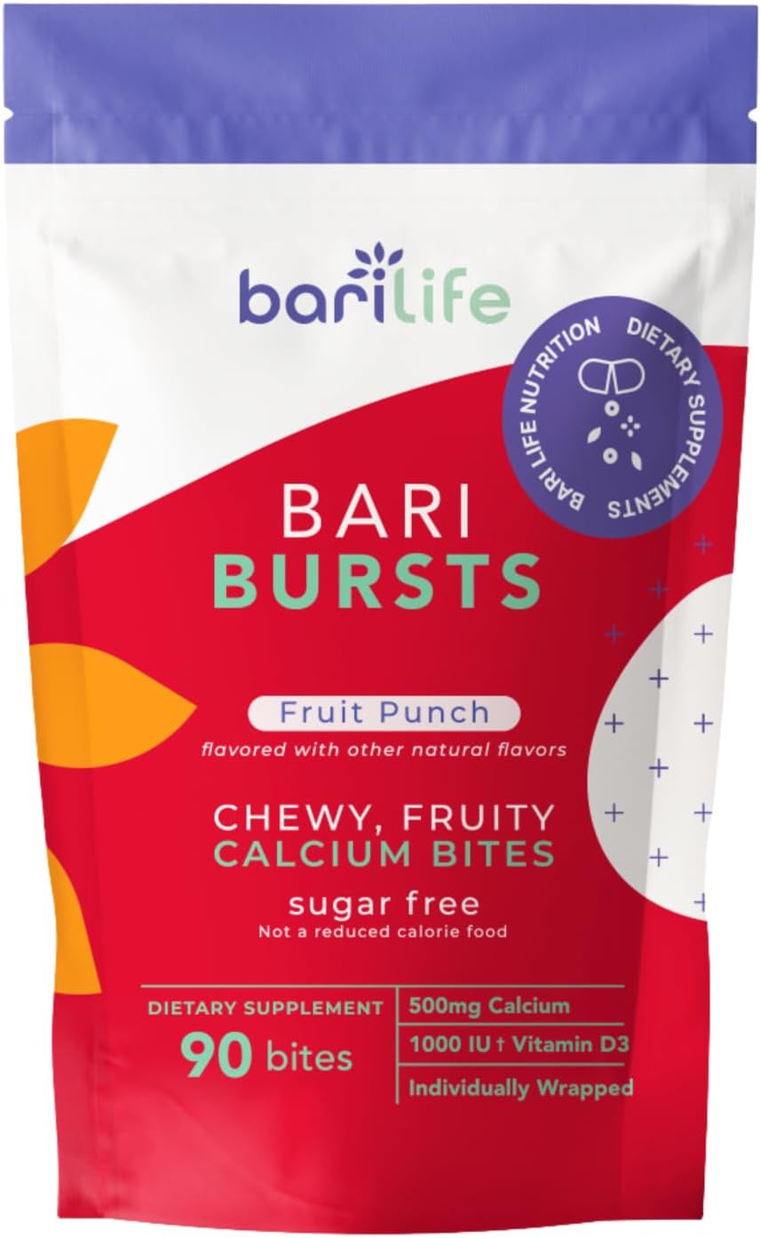 Calcium Citrate Bariatric Chews with Vitamin D3 for Health