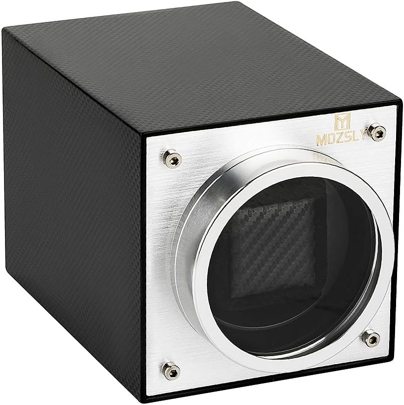 MOZSLY Single Watch Winder: 12 Rotation Modes