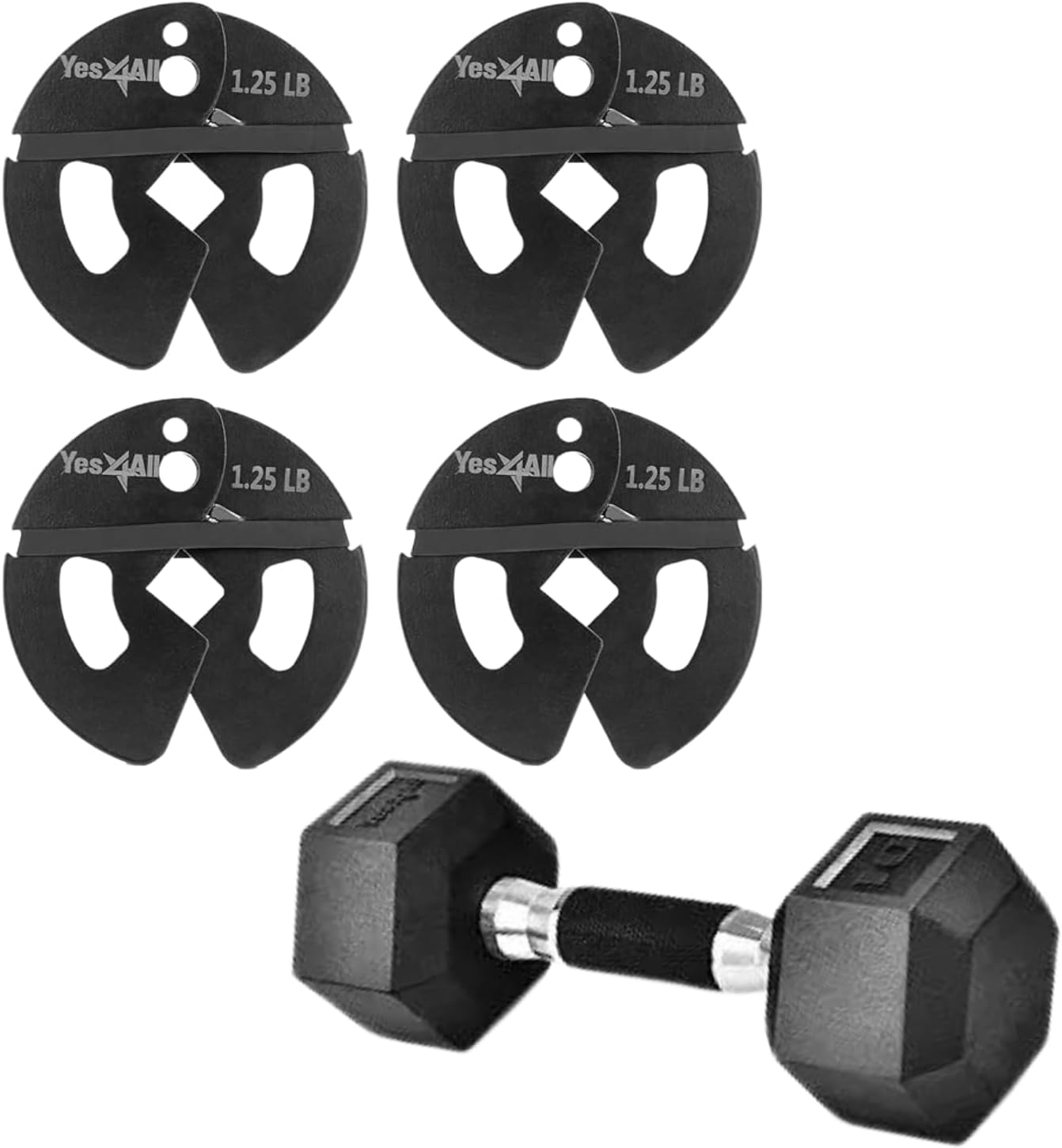 Yes4All Fractional Weight Plates Set for Strength Training