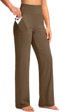 G Gradual Women's Wide Leg Yoga Pants with Pockets - Soft High Waist 3
