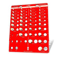 34 Nut and Bolt Thread Checker - Thread Gauge SAE and Metric - Compact
