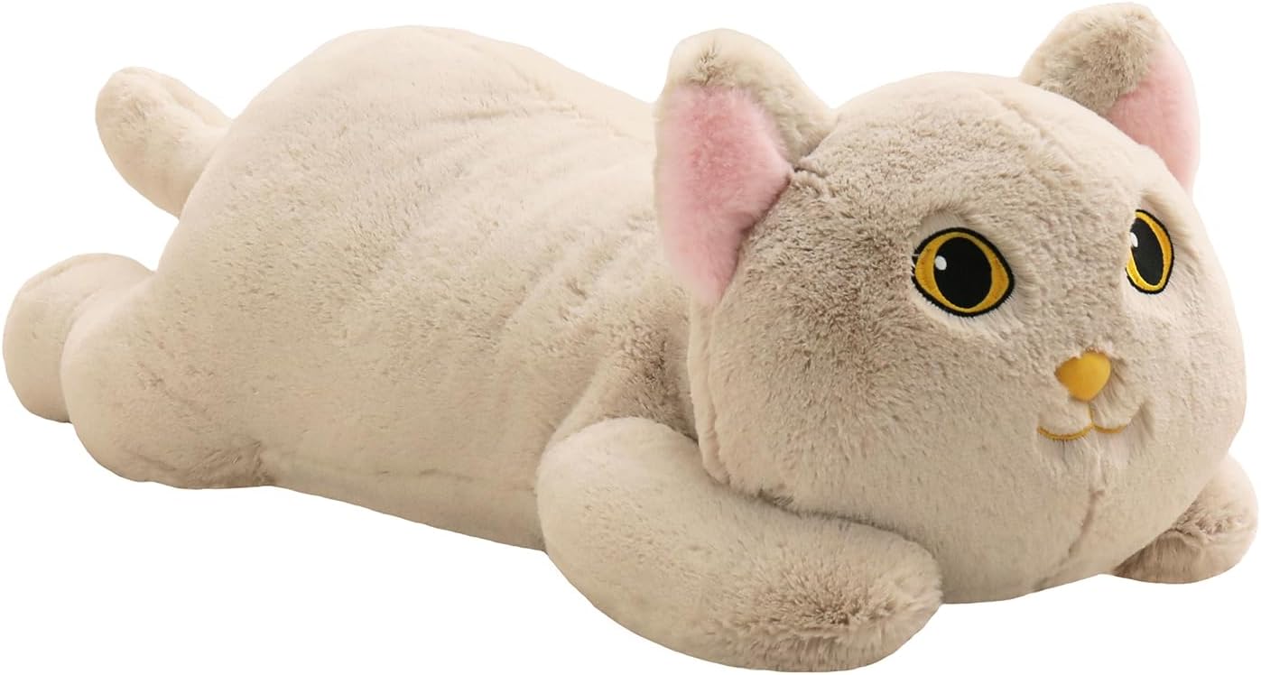 26.4 Inch Cat Weighted Stuffed Animal for Sensory Comfort