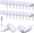 Wired Earbuds 100 Pack Bulk for Classroom Headphones - Student Set