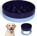 Slow Feeder Dog Bowl for Medium Large Breed - Ceramic Maze Slow Feeder