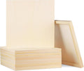 Aodaer 8 Pack Wood Panels 12 x 12 in Wooden Panels - Versatile Craft