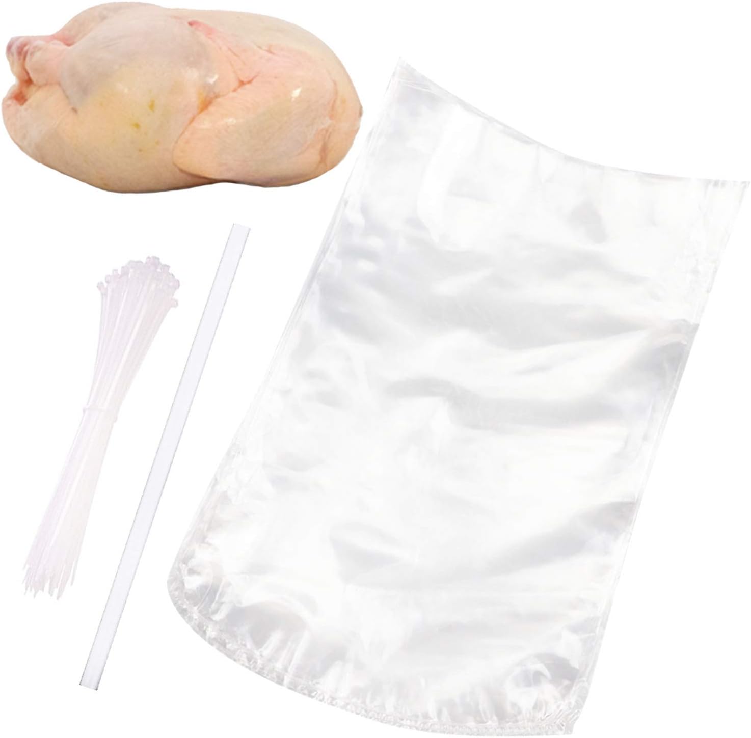 Morepack Poultry Shrink Bags: 50 Pack Heat Wrap
