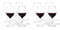 TOSSWARE Reserve 16oz Wine Glasses Set of 4 - Durable, Clear Stemmed