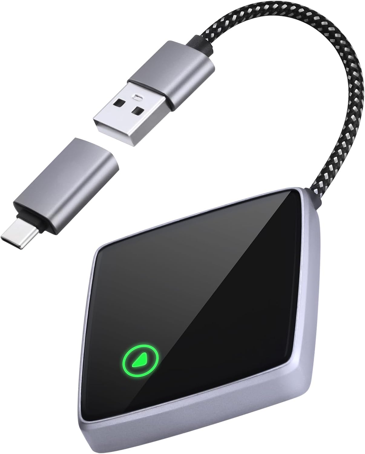 Wireless Apple CarPlay Adapter, Fast USB-A & USB-C Connection