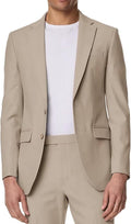 Mens Suit Slim Fit 2 Piece Tuxedo Suit - Slim Champagne Style