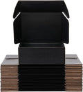 Small Shipping Boxes 12x9x4 in Black Corrugated Cardboard - 20-Pack
