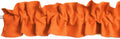 Poplin Sleeve Topper Window Valance 120in x 9in - Soft Orange
