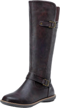 Jeossy Women's Knee High Riding Boots 9655 - Flat Heel Comfort