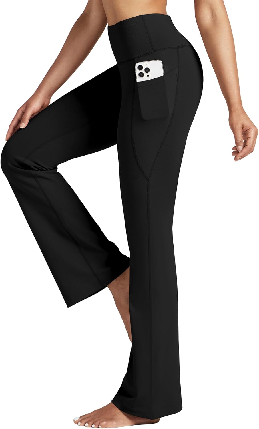 Willit Women's High Waist Yoga Pants with Tummy Control & Pockets
