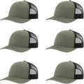 Classic Six-Panel Trucker Snapback Cap - Adjustable Fit