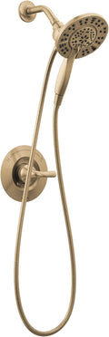 Delta Arvo 14 Series Brushed Gold Shower Faucet Set - Dual Head