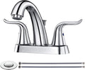 Bathroom Faucet 2 Handle 4 in Centerset Chrome - Classic Two-Handle