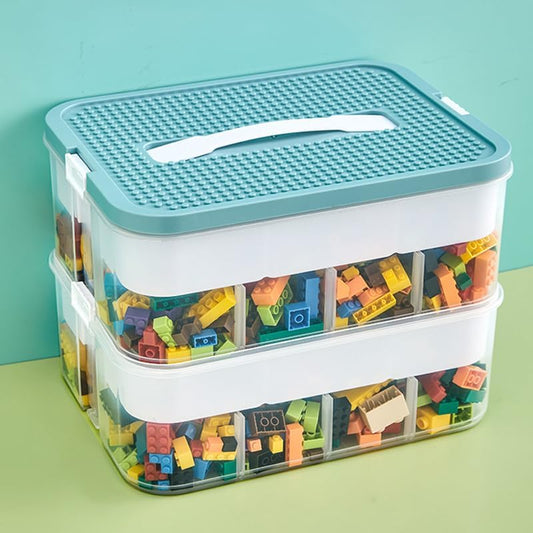 Toys Organizer Storage Case for Lego Building Blocks and More