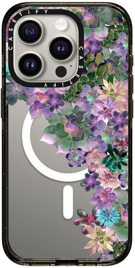 CASETiFY Impact Case for iPhone 15 Pro - My Succulent Garden
