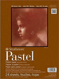 Assorted Color Pastel Paper Pad 18in x 24in - Textured 24-Sheet Pad