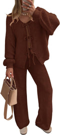 ZESICA Women's 2 Piece Lounge Pajama Set - Cozy Fall-Winter Match