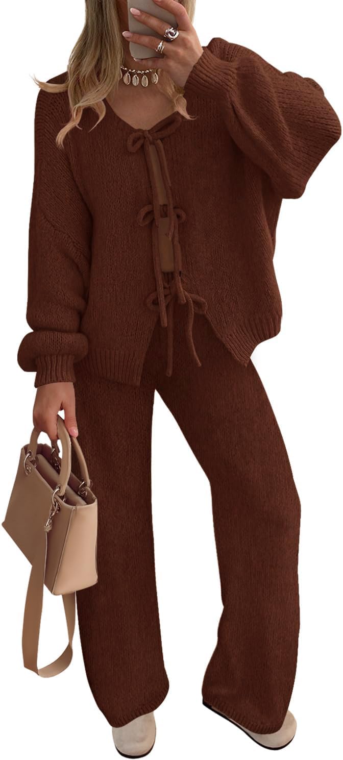 ZESICA Women's 2 Piece Outfits for Cozy Fall Lounging